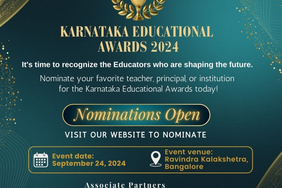 Karnataka Educational awards 2024- call for nominations.